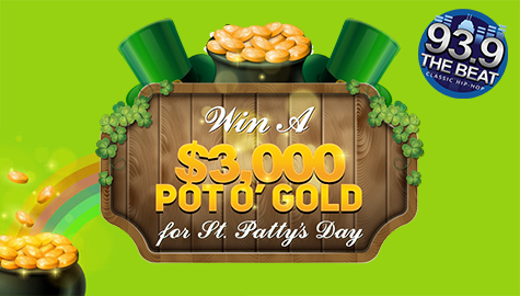 Win a $3,000 Pot o’ Gold for St. Patty’s Day