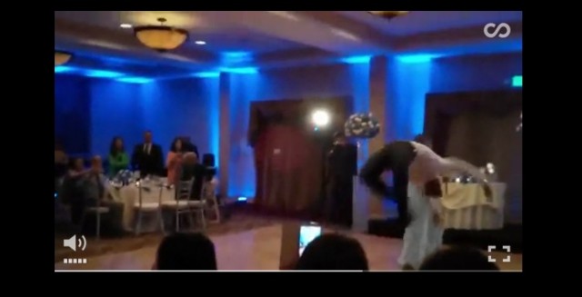EPIC FAIL: Bridesmaid and Groomsman’s Reception Entrance Goes INCREDIBLY Wrong