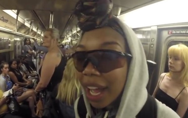 Video: Brandy Sings On Subway…No One Cares