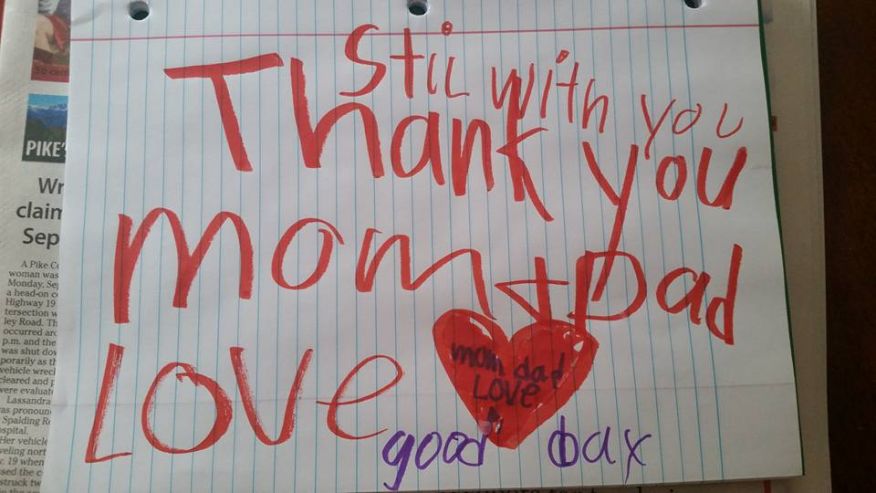 Mascara Alert:  Georgia boy who died from brain infection left goodbye note for parents