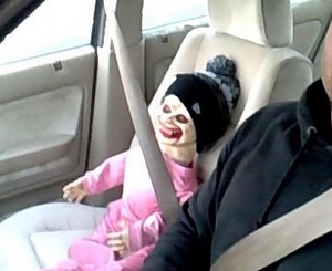 Man Pulled Over And Ticketed For Using “Zombie Baby” In Carpool Lane