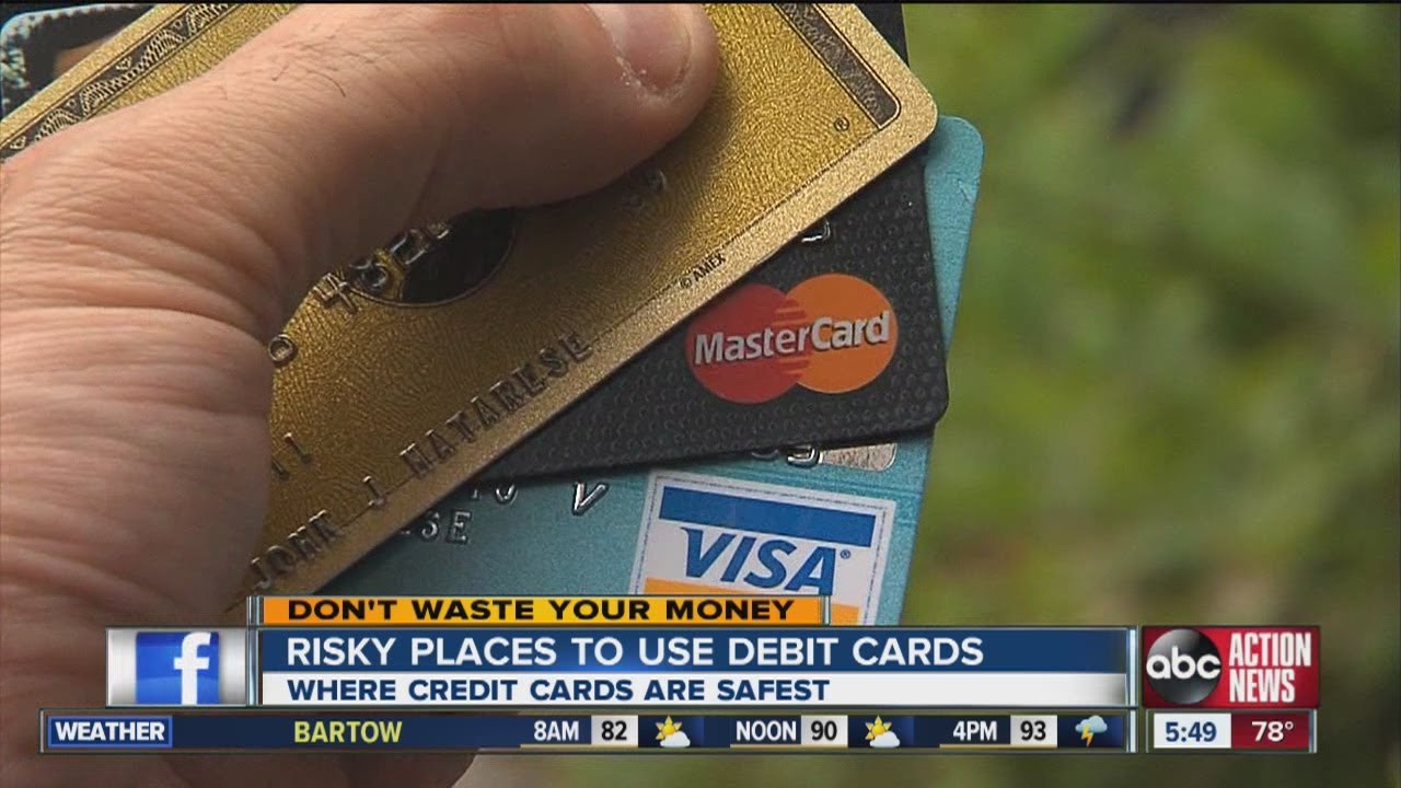 Risky Places To Use Your Debit Card…